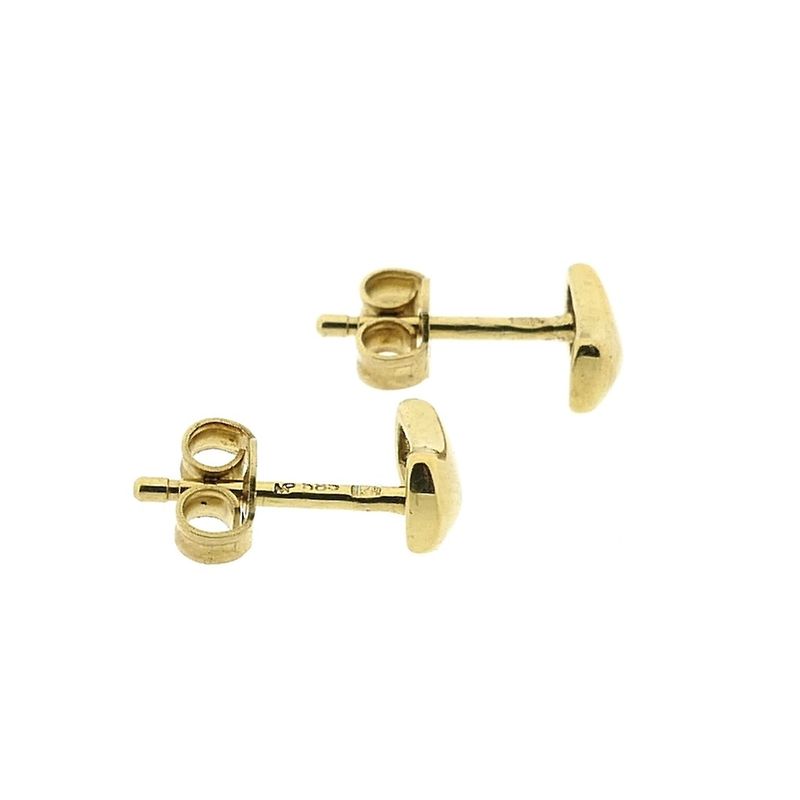 Image 10 of Golden subtle stud earrings