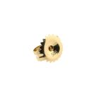 Image 6 of Tricolor gold stud earrings