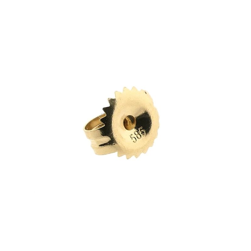 Image 6 of Tricolor gold stud earrings