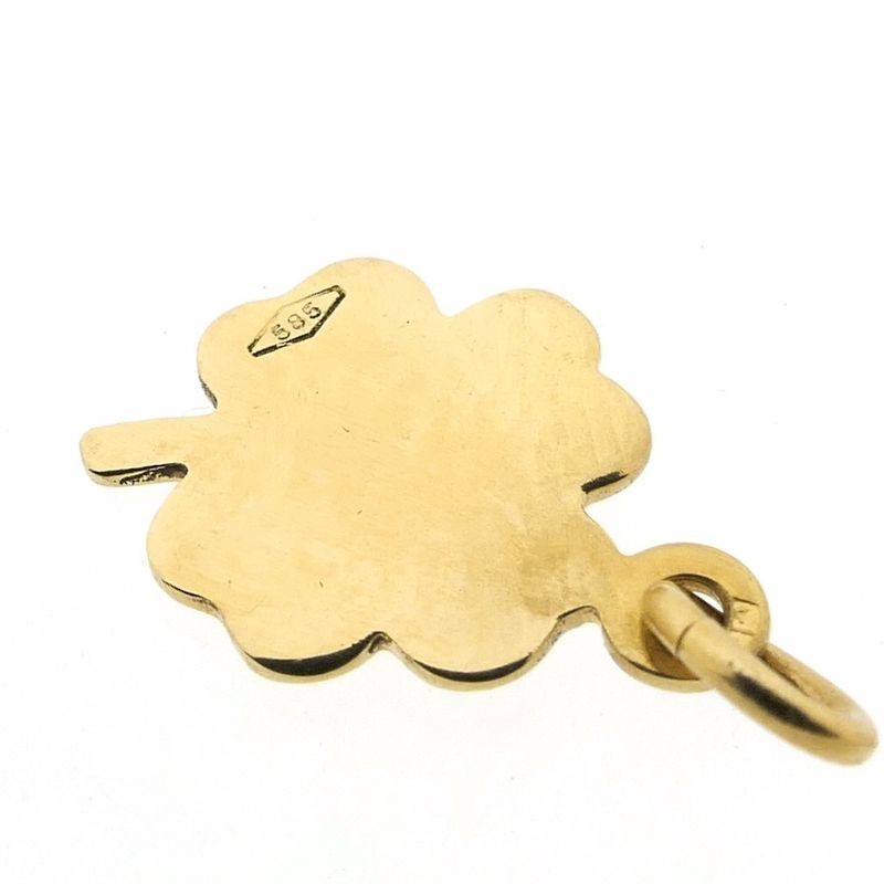 Image 8 of Gold pendant of a four-leaf clover