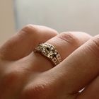 Image 7 of Gold Ring with Diamond; 14 Karat; 0.50 ct; Size 16.25