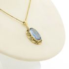 Image 6 of Gold pendant with Aquamarine