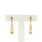 Image 1 of Gold earrings with diamond | 0.01 ct.
