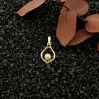 Image 2 of Gold pendant with pearl | Vintage