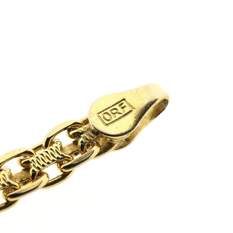 Image 9 of 10-karat bracelet with a mix of gemstones | 19 cm