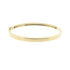 Image 1 of Gold smooth slave bracelet | Ø 61.3 mm
