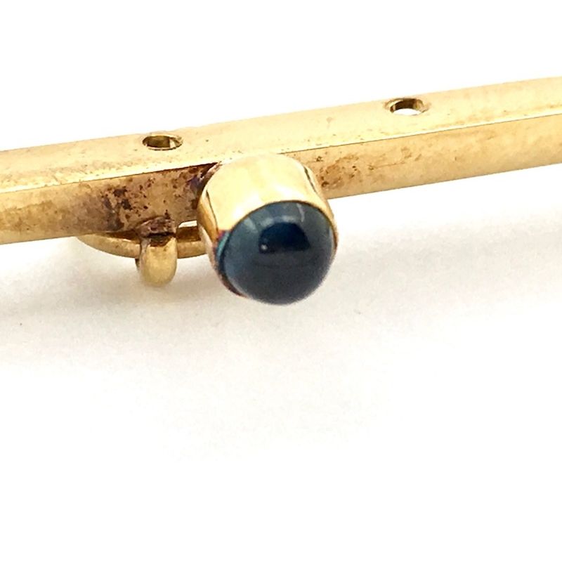 Image 3 of Gold wallet clasp | 14 carat sapphire