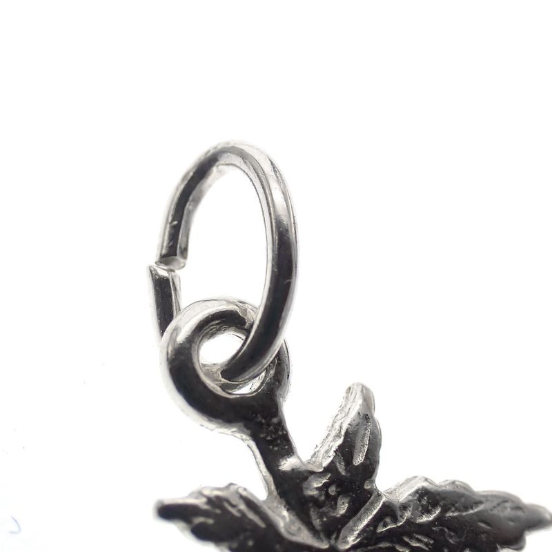 Image 3 of Silver charm; Marijuana leaf 2