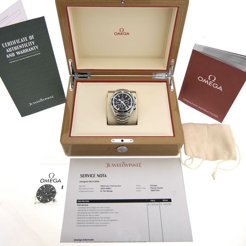 Image 17 of Omega Seamaster Planet Ocean Chronograph 2210.50.00; Automatic men's watch