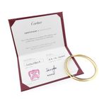 Image 9 of Gold Cartier Trinity bracelet; Size M