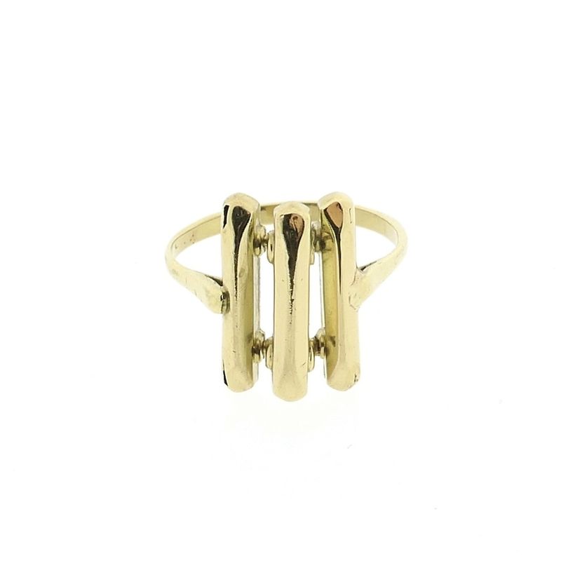 Image 3 of Golden artistic ring