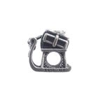 Image 6 of Pandora charm; Silver with gold; Christmas sled