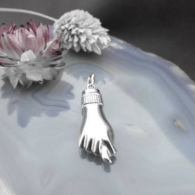 Silver pendant of a Figa fist Image 2 of Silver pendant of a Figa fist