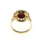 Image 5 of Gold ring with red coral | Vintage