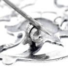 Image 7 of Silver brooch | Floral design