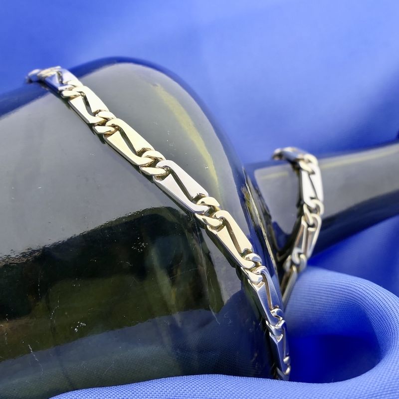 Image 9 of Bicolor gold fantasy link chain