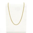 Image 1 of Gold closed figaro link chain | 50 cm