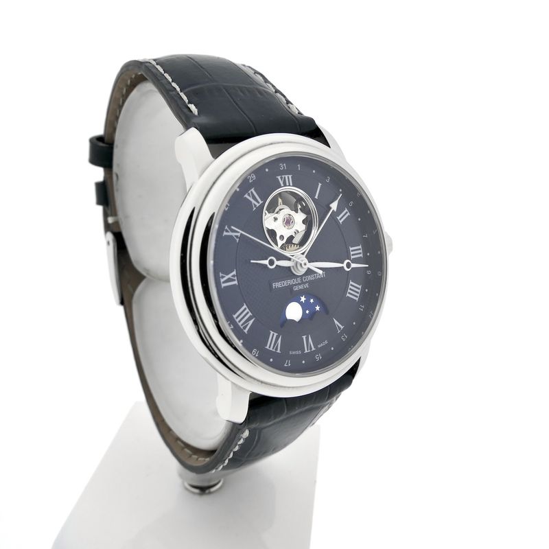Image 3 of Frederique Constant Classics Moonphase Hearth Beat FC-335MCNW4P26; Automatic men's watch