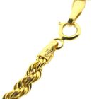 Image 5 of Gold twisted link chain