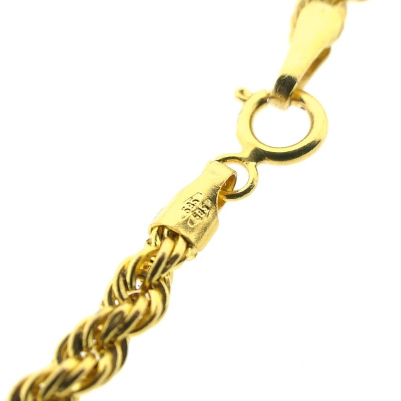 Image 5 of Gold twisted link chain