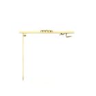 Image 4 of Vintage gold brooch with cultured pearls