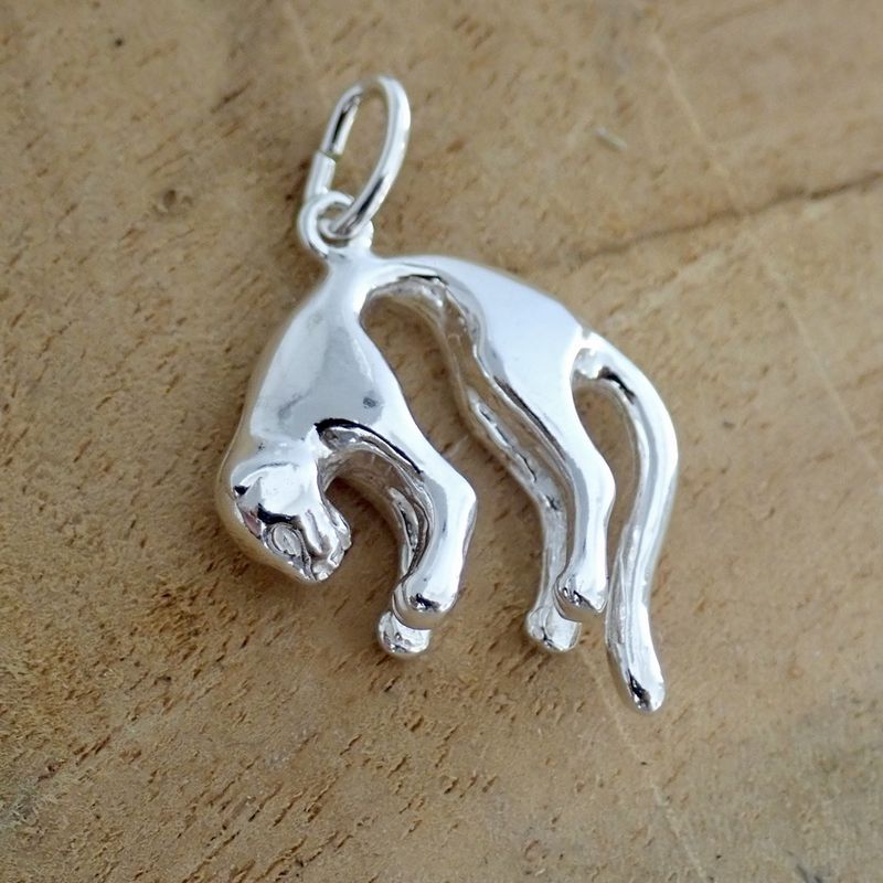 Image 5 of Silver pendant; Panther