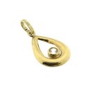 Image 6 of Gold minimalist pendant with zirconia