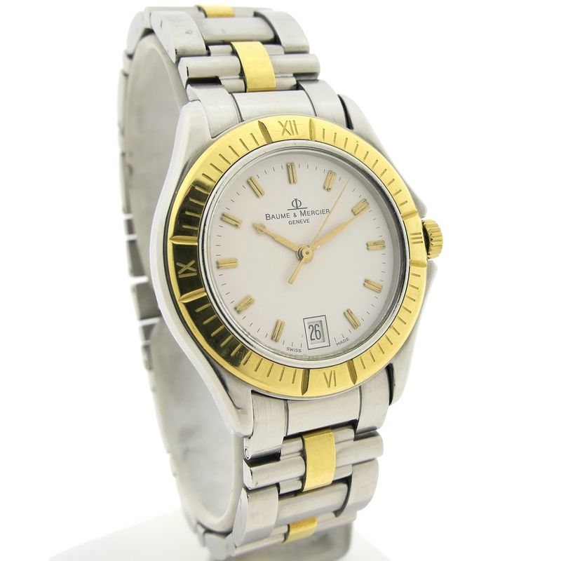 Image 3 of Baume & Mercier Malibu MV045045; Vintage bi-color men's watch