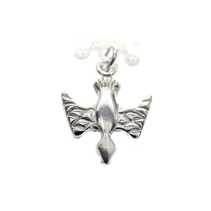 Image 3 of Silver charm; Huguenot Cross