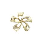 Image 1 of Golden flower brooch