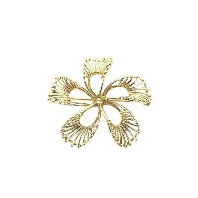Image 1 of Golden flower brooch