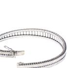 Image 4 of 18K Vintage white gold link bracelet with diamond | 18.5 cm