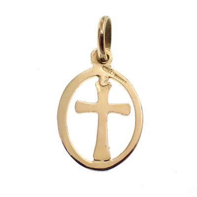 Image 2 of 18-karat gold cross pendant | G. Sakkab