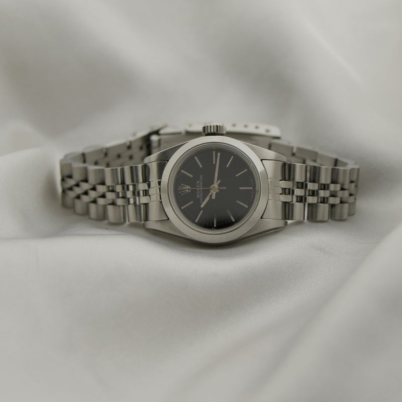 Image 11 of Rolex Oyster Perpetual 26mm 67180; Vintage ladies watch