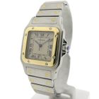 Image 2 of Cartier Santos Galbee; Gold/steel unisex watch