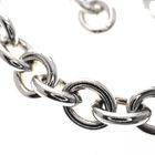 Image 2 of Silver robust anchor link necklace | 42 cm