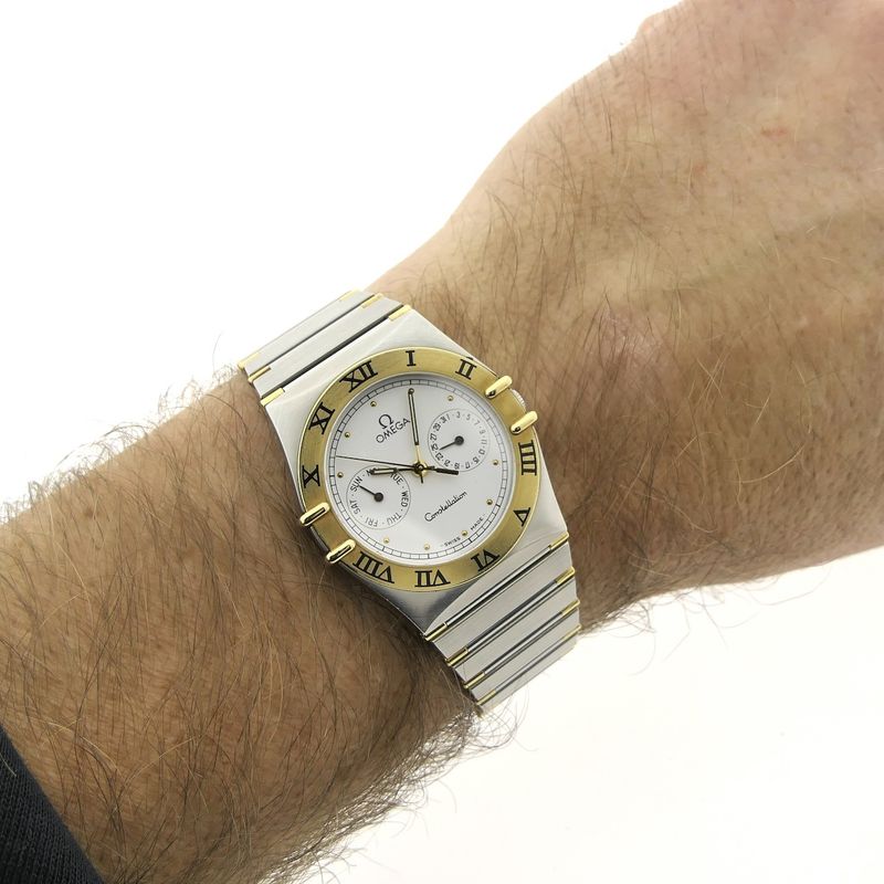 Image 7 of Omega Constellation Day-Date 396.1070; Gold/steel watch