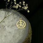 Image 2 of Gold pendant; Faith, hope, and love