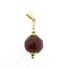 Image 1 of Vintage gold pendant with garnet