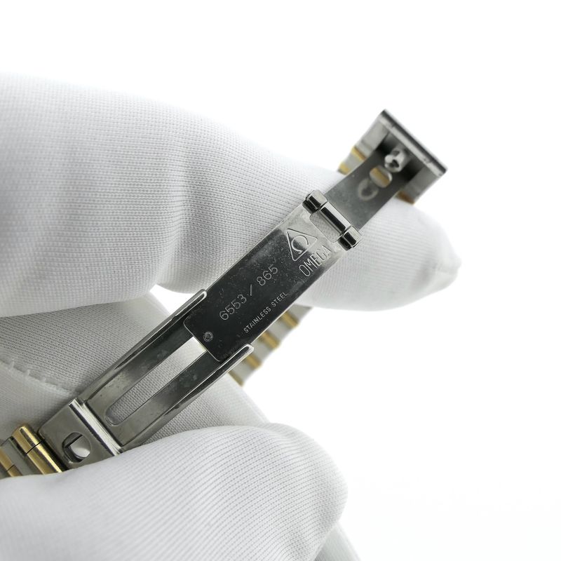 Image 17 of Omega Constellation 'Full Bar' 795.1203; Gold/steel women's watch with diamonds