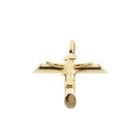 Image 10 of 18-karat gold pendant of a cross with corpus | INRI