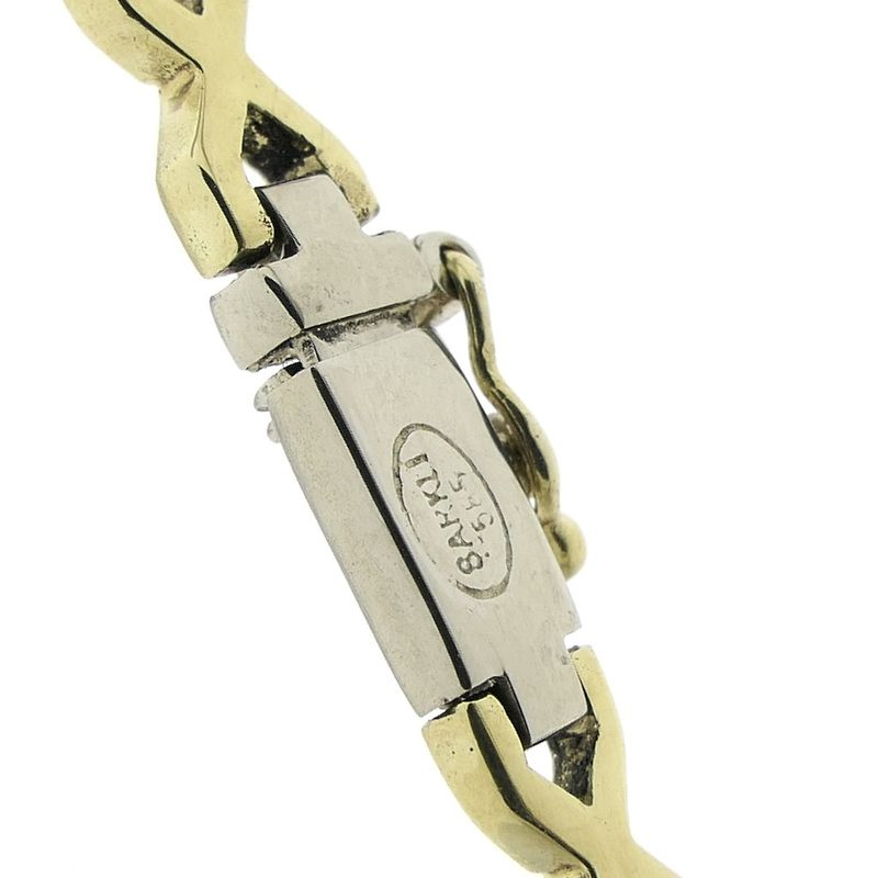 Image 4 of Two-tone fantasy link bracelet; Men | 20 cm