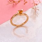 Image 2 of Rose gold ring set with citrine