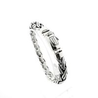 Silver Buddha to Buddha bracelet; Katja | 22 cm