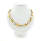 Image 1 of Two-tone gold anchor link necklace; RIZIT
