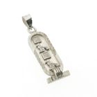 Image 2 of Silver pendant of an Egyptian cartouche