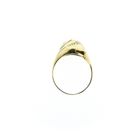 Image 5 of Gold ring with diamond; 0.09 ct.