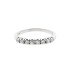 Afbeelding 3 van Witgouden rijring met diamanten; 0,40 ct.
