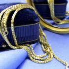 Image 2 of Gold long Venetian link chain