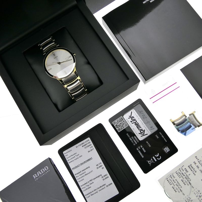 Image 8 of Rado Centrix; Unisex watch in full set